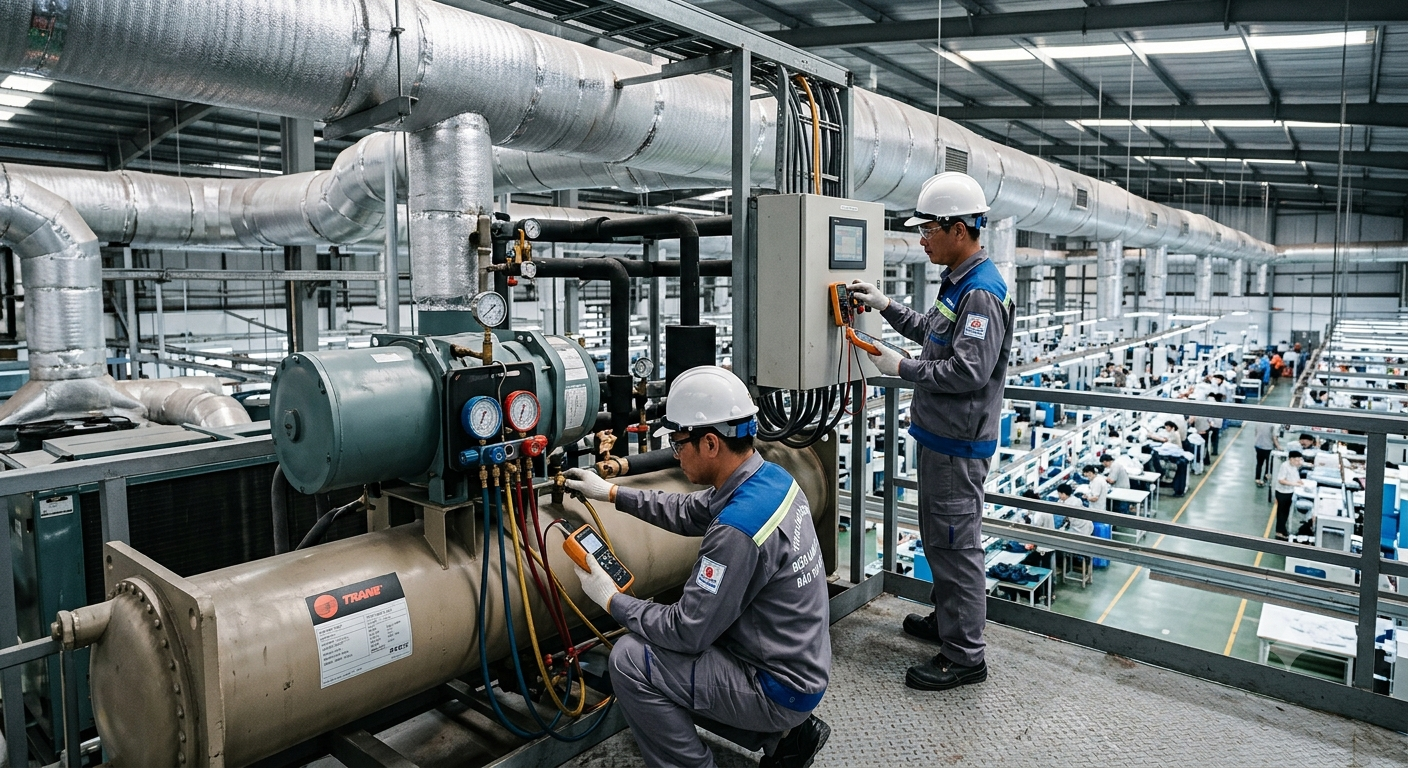 Tầm quan trọng của việc vận hành ổn định hệ thống lạnh nhà xưởng